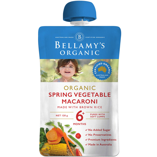 Bán Hỗn hợp ăn dặm rau quả, nui Bellamy's Organic