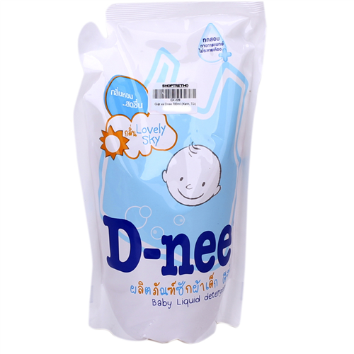 Bán Dung dịch giặt xả Dnee 600ml (túi xanh)