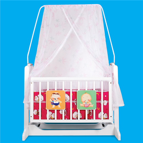 Bán Nôi gỗ đại Juno Long Hưng 2 tầng màu trắng