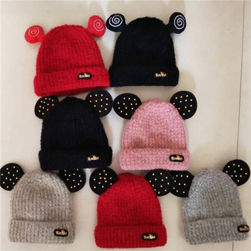 Bán Mũ len trẻ em có tai Mickey (1-5T)