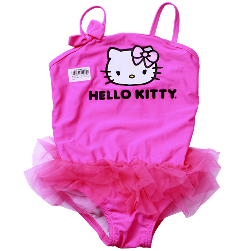 Bán Áo bơi hello kitty màu hồng nhạt