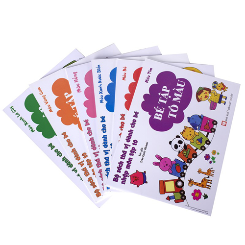 Bán Bộ sách Bé tập tô màu (6 quyển)