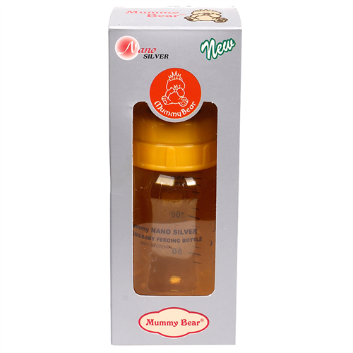 Bán Bình sữa Mummy Bear Nano Silver 150ml (cổ hẹp)