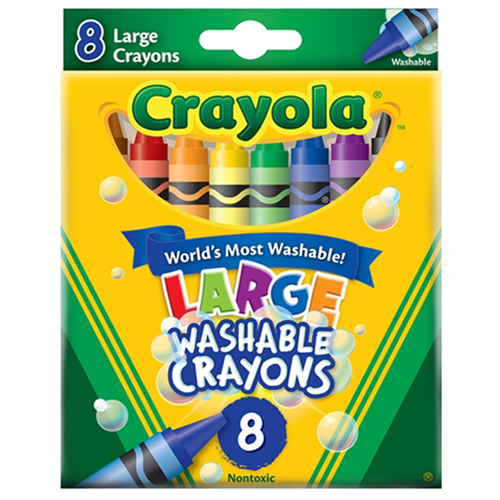 Bán Bút sáp 8 màu loại lớn (tẩy rửa được) - Crayola 5232803012