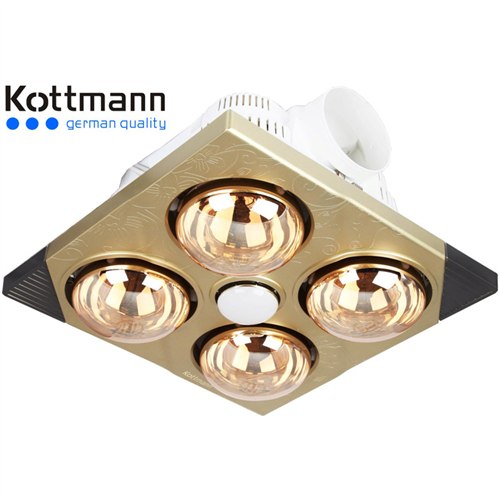 Bán Đèn sưởi nhà tắm Kottman 4 bóng âm trần - K4BT