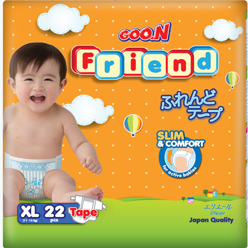 Bán Tã - bỉm dán Goon Friend XL22 (11-16kg)