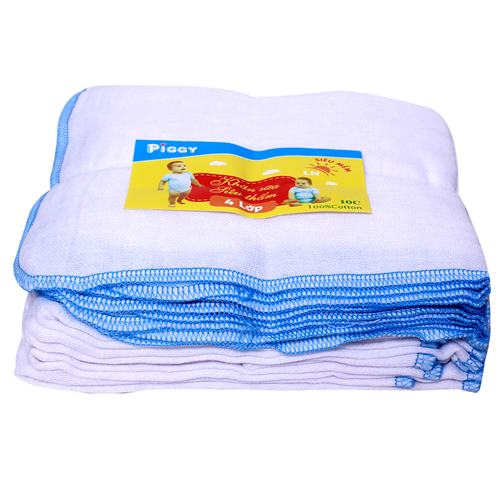 Bán Khăn sữa 4 lớp Piggy (size to)