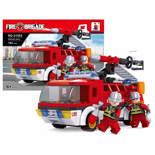 Bán Đồ chơi lắp ráp Xe Cứu Hỏa Ausini No.21503 (192pcs)