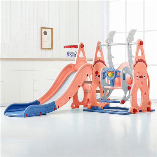 Bán Cầu trượt kèm xích đu hình gấu Toys House WM19019 (nhiều màu)