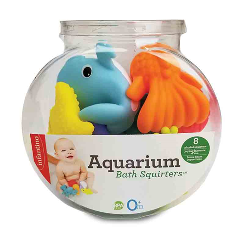 Bán Hộp đồ chơi nhà tắm 8 sinh vật biển Infantino 205031