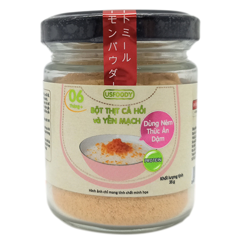 Bán Bột thịt cá hồi và yến mạch US Food (35g)