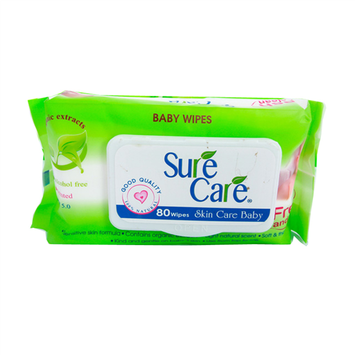 Bán Giấy ướt Sure Care (80 tờ/gói)