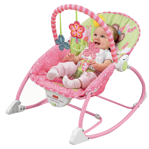 Bán Ghế rung Fisher Price W2583 màu hồng