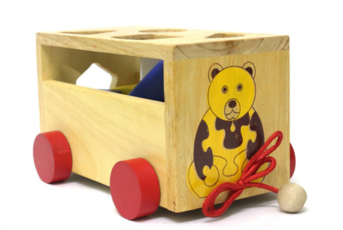 Bán Đồ chơi gỗ ETIC xe thả hình khối thông minh C406