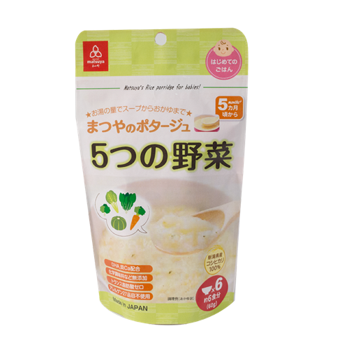Bán Cháo gạo Koshihikari 5 loại rau Matsuya 60g (5M+)