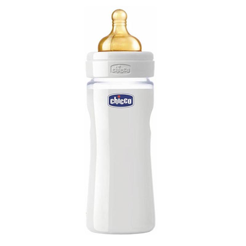 Bán Bình sữa thủy tinh Chicco 114364 (240ml, núm cao su)