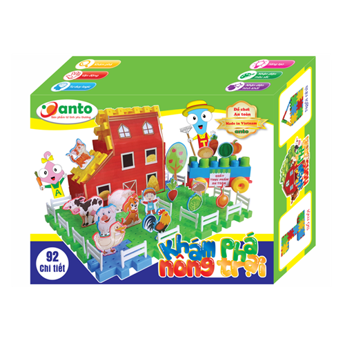 Bán Đồ chơi xếp hình Anto44 - Khám phá nông trại
