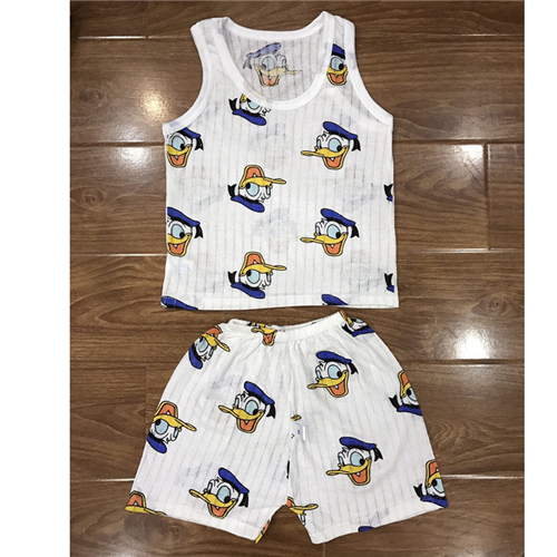 Bán Bộ quần áo ba lỗ cotton giấy (1-5T)