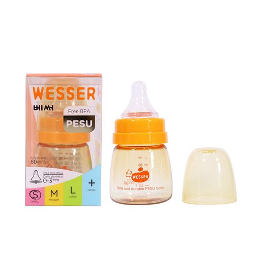 Bán Bình sữa Wesser PESU (cổ hẹp) 60ml