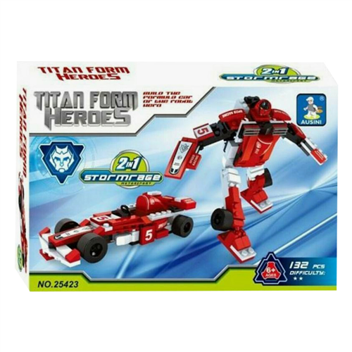 Bán Đồ chơi lắp ráp robot biến hình 2in1 Ausini No.22412 (132pcs)