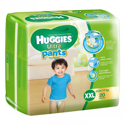 Bán Tã - bỉm quần cao cấp Huggies Ultra XXL20 (trai)