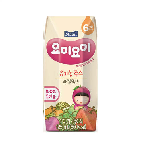 Bán Nước ép Organic Yummy Yummy vị hoa quả 6M (125ml*3 hộp)