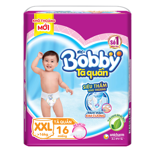 Bán Tã - bỉm quần Bobby XXL16 (trên 16kg)