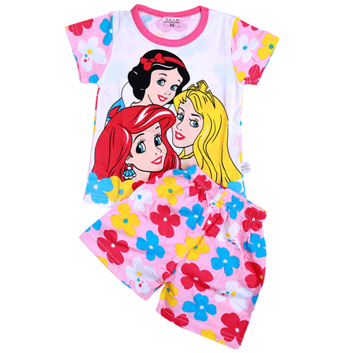 Bán Bộ quần áo cộc cotton bé gái (1-5T)