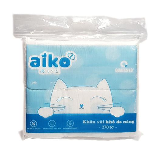 Bán Khăn vải khô đa năng AIKO 270 tờ/túi