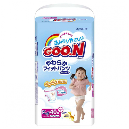 Bán Tã - bỉm Goon nội địa XL40 cho bé gái