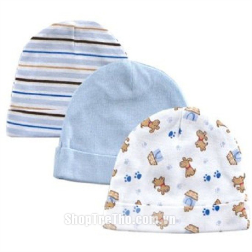 Bán Set 3 mũ sơ sinh Luvable Friends Caps