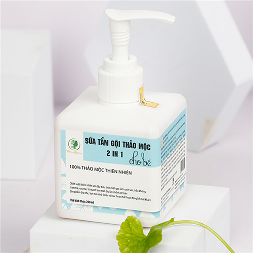 Bán Sữa tắm gội thảo mộc cho bé 2in1 Wonmom (250ml)