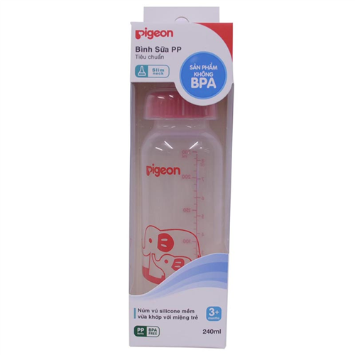 Bán Bình sữa Pigeon tiêu chuẩn 240ml (nhựa PP)