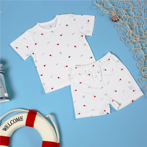 Bán Bộ quần áo cộc tay cài vai Moon (6-36M)