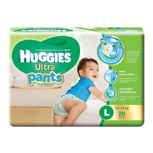 Bán Tã - bỉm quần cao cấp Huggies Ultra L28 (trai)