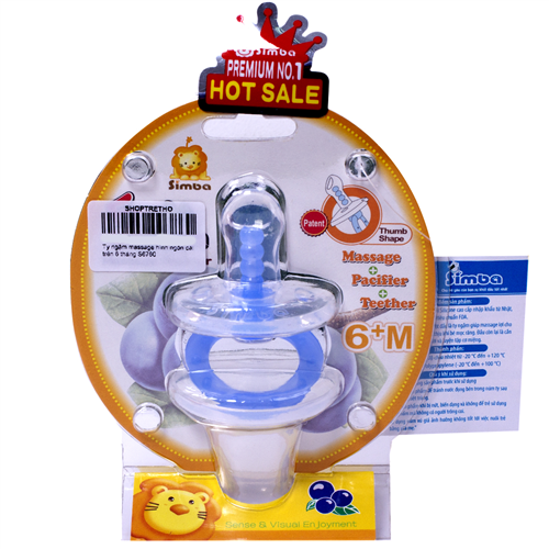 Bán Ty ngậm massage hình ngón tay cái Simba S6760 (6M+)