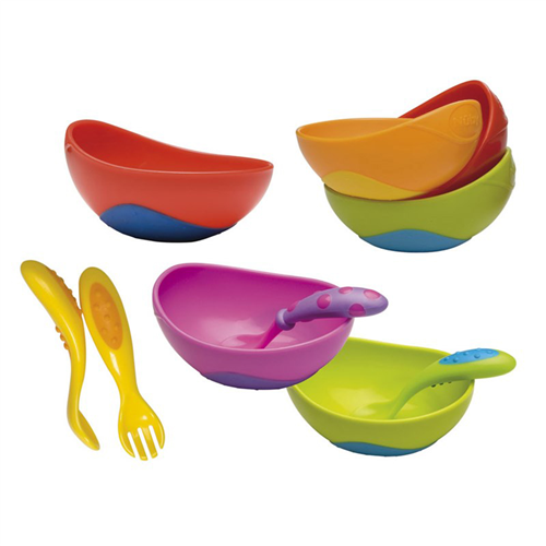 Bán Bộ bát thìa Nuby 327 - Bộ chén muỗng Nuby 327 dành cho bé