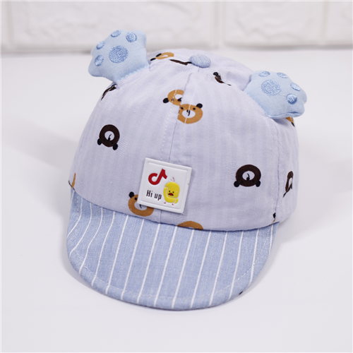 Bán Mũ lưỡi trai mềm họa tiết in hình gấu (6-18M)