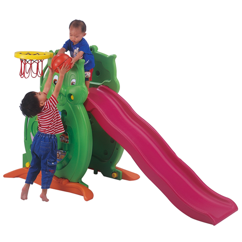 Bán Cầu trượt chim cú mèo kép có bóng rổ SL-04L