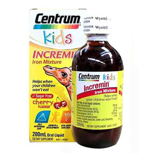 Bán Siro biếng ăn Centrum Kids Incremin Iron Mixture (200ml)