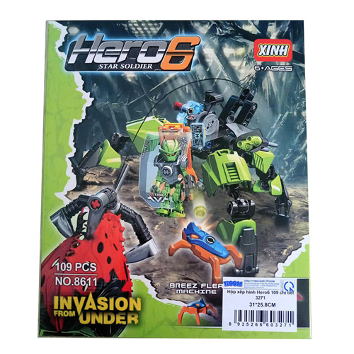Bán Đồ chơi xếp hình Hero6 No.8611 - Siêu nhân