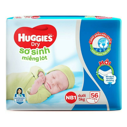 Bán Tã giấy Huggies newborn 1 (56M)