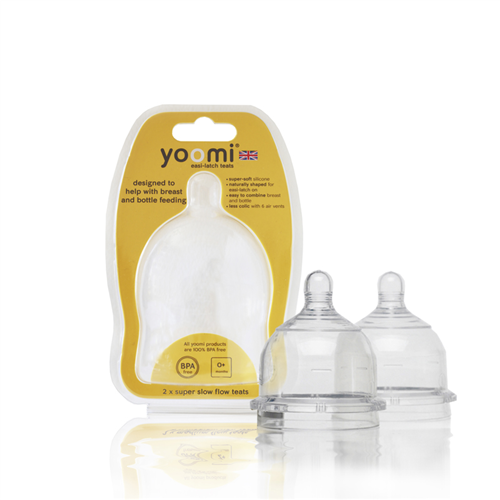 Bán Núm ty silicone siêu mềm Yoomi (0M+, dòng chảy chậm)