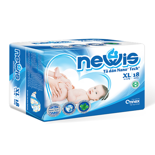 Bán Tã - Bỉm dán Newis XL18 (12-17kg)