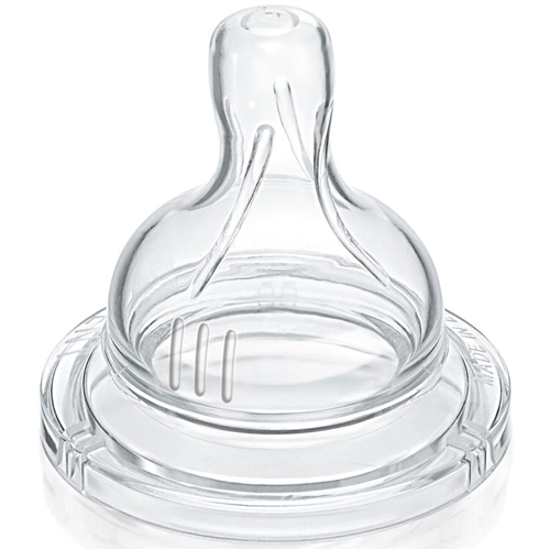Bán Núm ty Avent số 2 cổ rộng Silicone BPA free