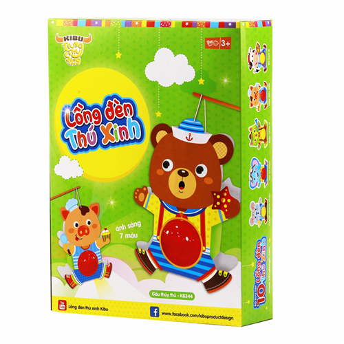 Bán Lồng đèn thú xinh Gấu thủy thủ KB344
