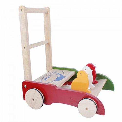 Bán Xe tập đi IQ Toys hình con gà cho bé