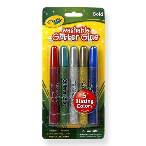 Bán Bộ keo dán ánh nhũ 5 màu Crayola - 6935222012
