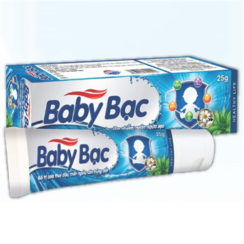 Bán Kem trị mẩn ngứa, côn trùng đốt Baby Bạc 25g