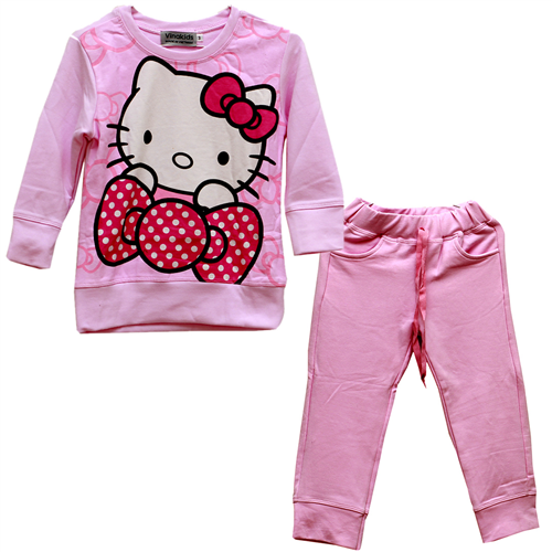 Bán Bộ đồ cho bé gái họa tiết Hello Kitty